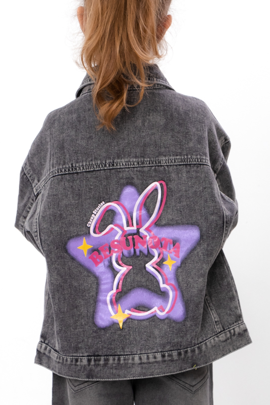 Куртка джинсова для дівчинки